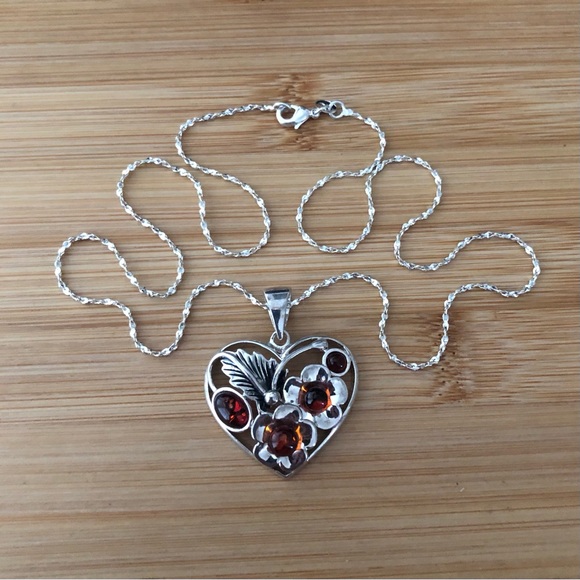 FAD Thailand Jewelry - $54  Designer Estate Pendant & Chain  Sterling Silver  Marked 925 & FAD 925 THAI